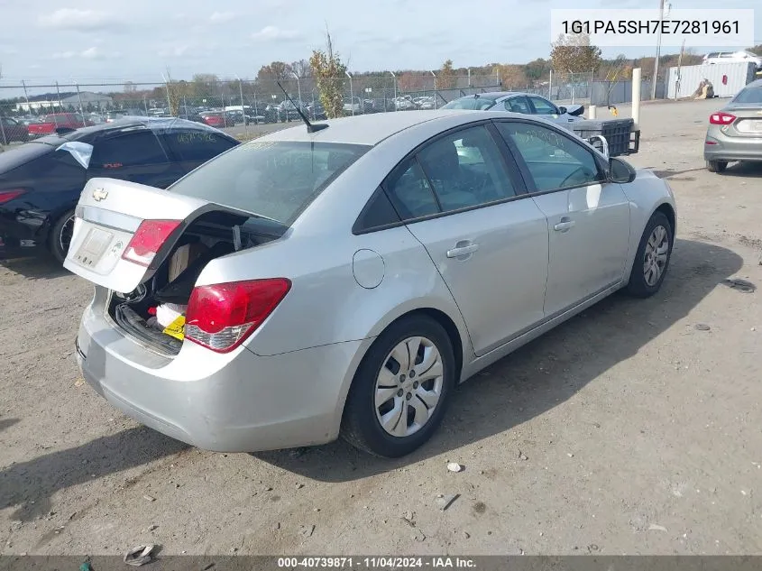 2014 Chevrolet Cruze Ls Auto VIN: 1G1PA5SH7E7281961 Lot: 40739871