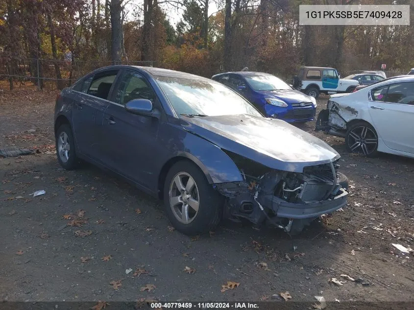 2014 Chevrolet Cruze Lt VIN: 1G1PK5SB5E7409428 Lot: 40779459