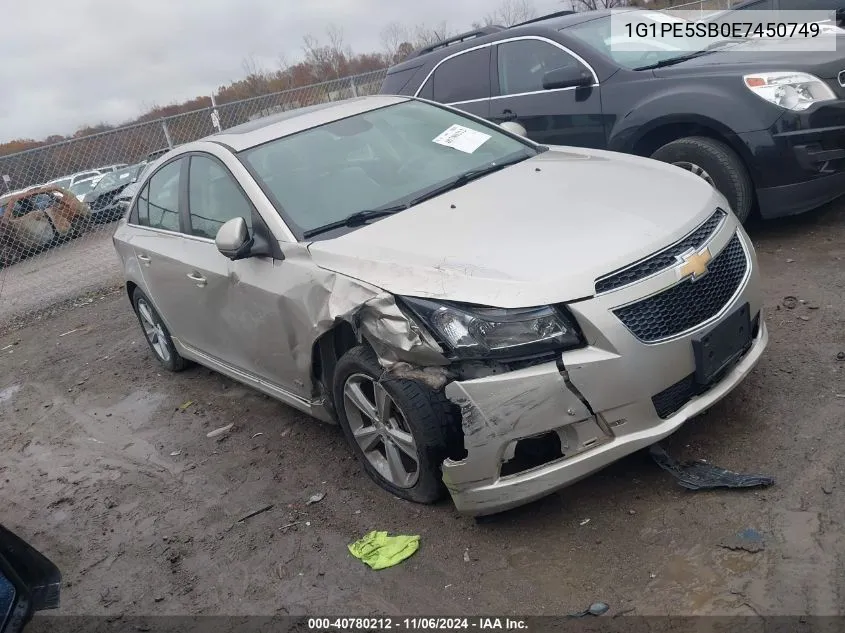 2014 Chevrolet Cruze 2Lt Auto VIN: 1G1PE5SB0E7450749 Lot: 40780212