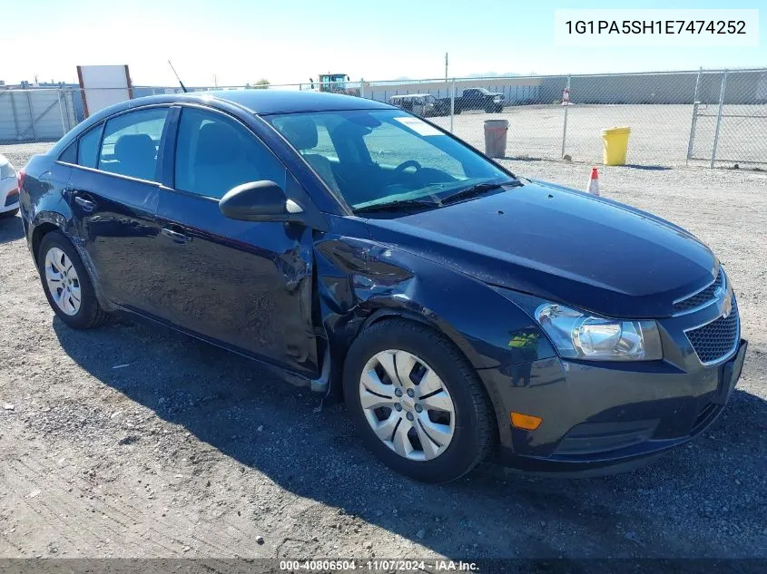 2014 Chevrolet Cruze Ls Auto VIN: 1G1PA5SH1E7474252 Lot: 40806504