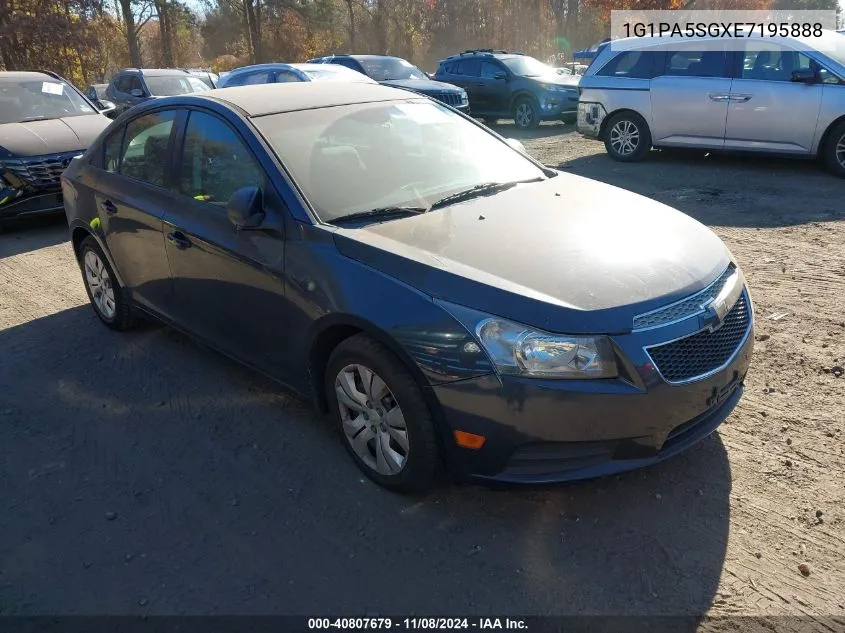 2014 Chevrolet Cruze Ls Auto VIN: 1G1PA5SGXE7195888 Lot: 40807679