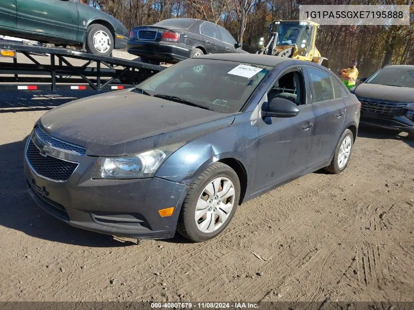 2014 Chevrolet Cruze Ls Auto VIN: 1G1PA5SGXE7195888 Lot: 40807679