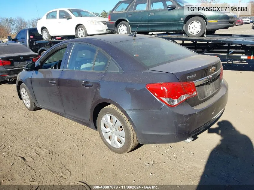 2014 Chevrolet Cruze Ls Auto VIN: 1G1PA5SGXE7195888 Lot: 40807679