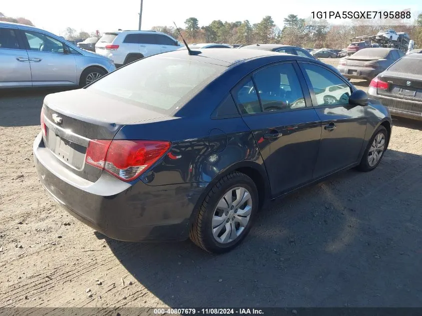 2014 Chevrolet Cruze Ls Auto VIN: 1G1PA5SGXE7195888 Lot: 40807679