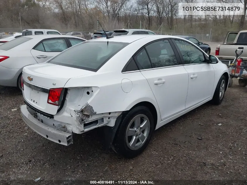 2014 Chevrolet Cruze 1Lt Auto VIN: 1G1PC5SB5E7314879 Lot: 40816491