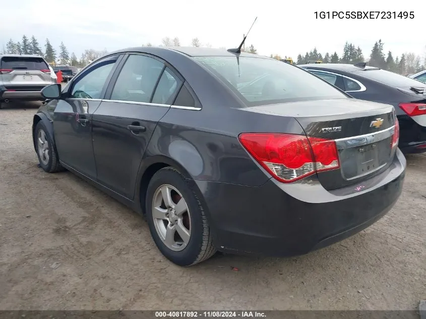 2014 Chevrolet Cruze 1Lt Auto VIN: 1G1PC5SBXE7231495 Lot: 40817892