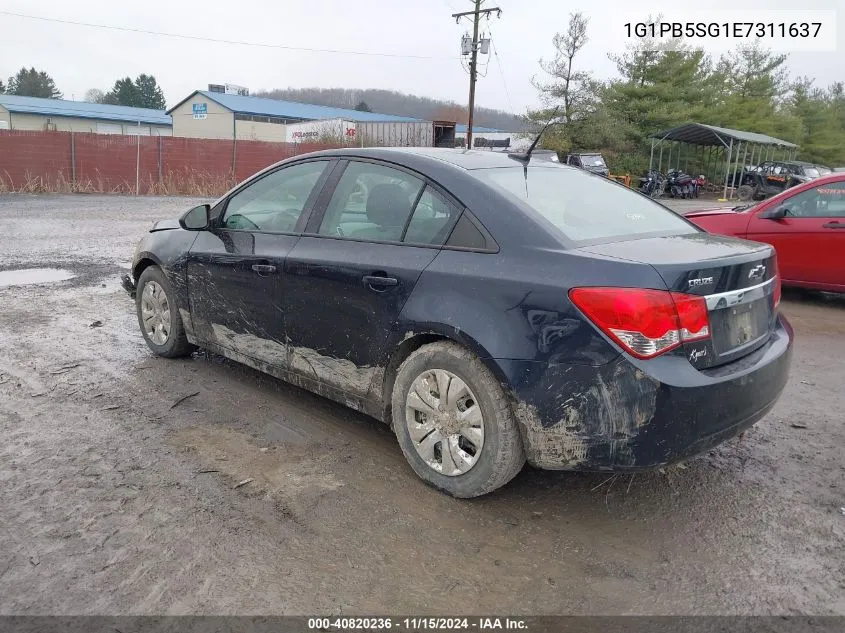 2014 Chevrolet Cruze Ls VIN: 1G1PB5SG1E7311637 Lot: 40820236