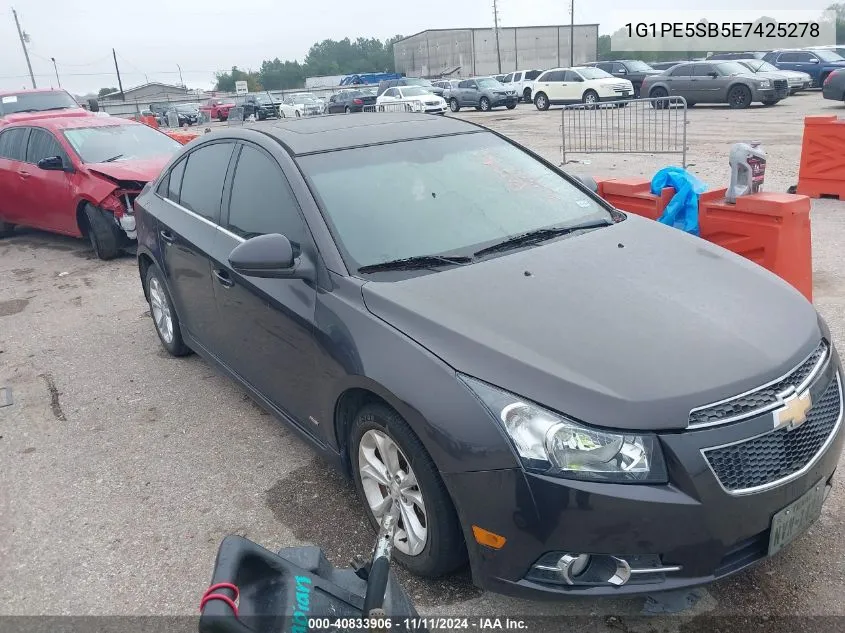 2014 Chevrolet Cruze 2Lt Auto VIN: 1G1PE5SB5E7425278 Lot: 40833906