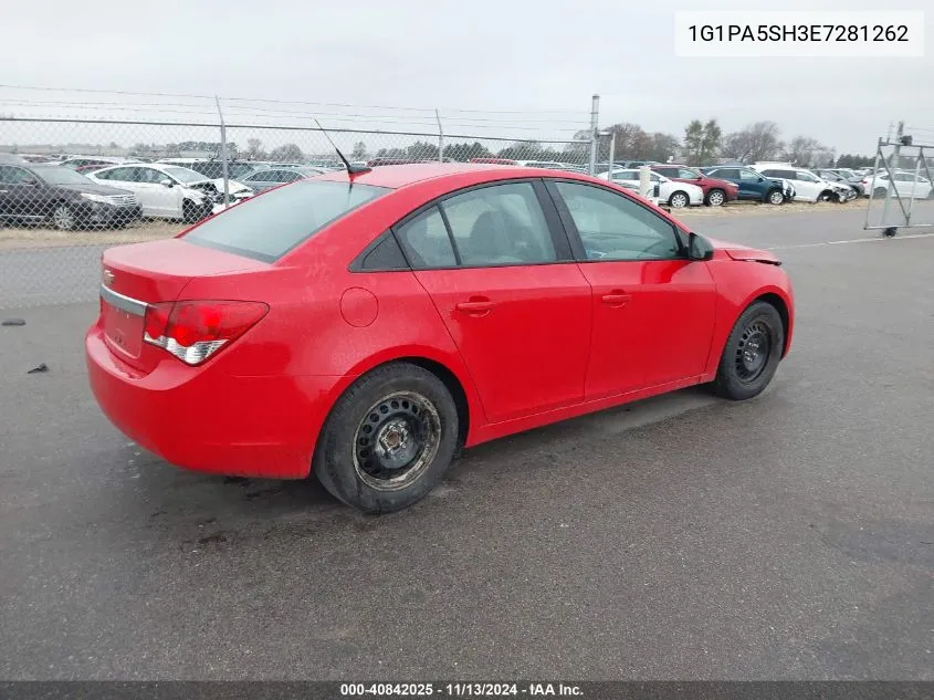 2014 Chevrolet Cruze Ls Auto VIN: 1G1PA5SH3E7281262 Lot: 40842025