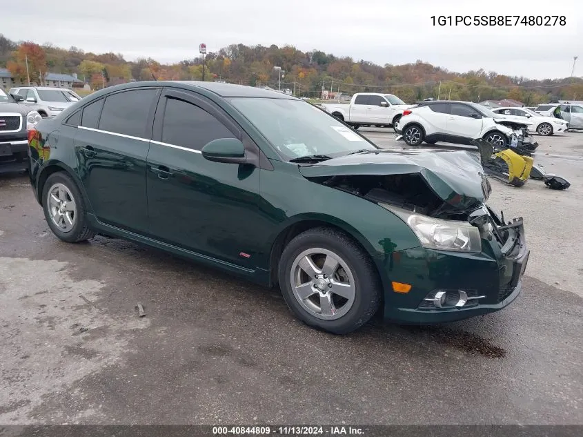 1G1PC5SB8E7480278 2014 Chevrolet Cruze 1Lt Auto