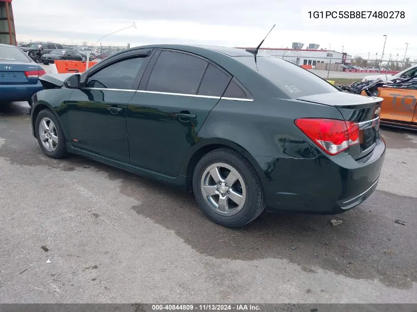 1G1PC5SB8E7480278 2014 Chevrolet Cruze 1Lt Auto