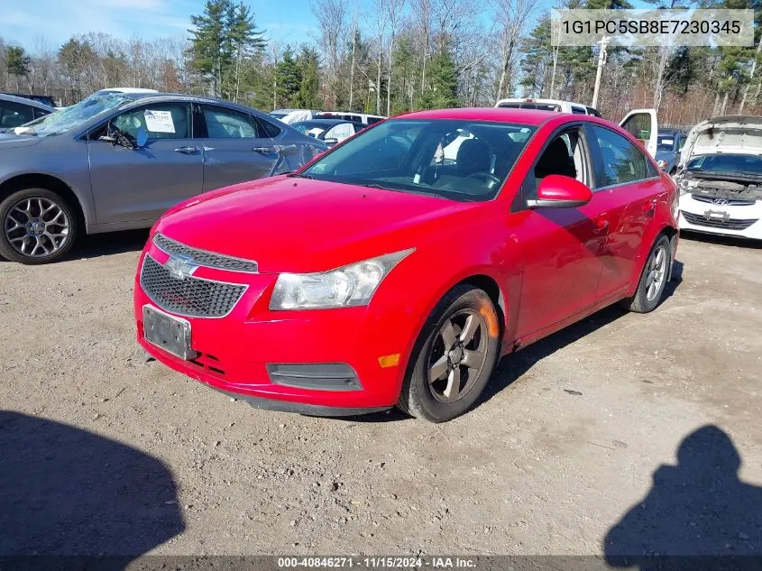 2014 Chevrolet Cruze 1Lt Auto VIN: 1G1PC5SB8E7230345 Lot: 40846271