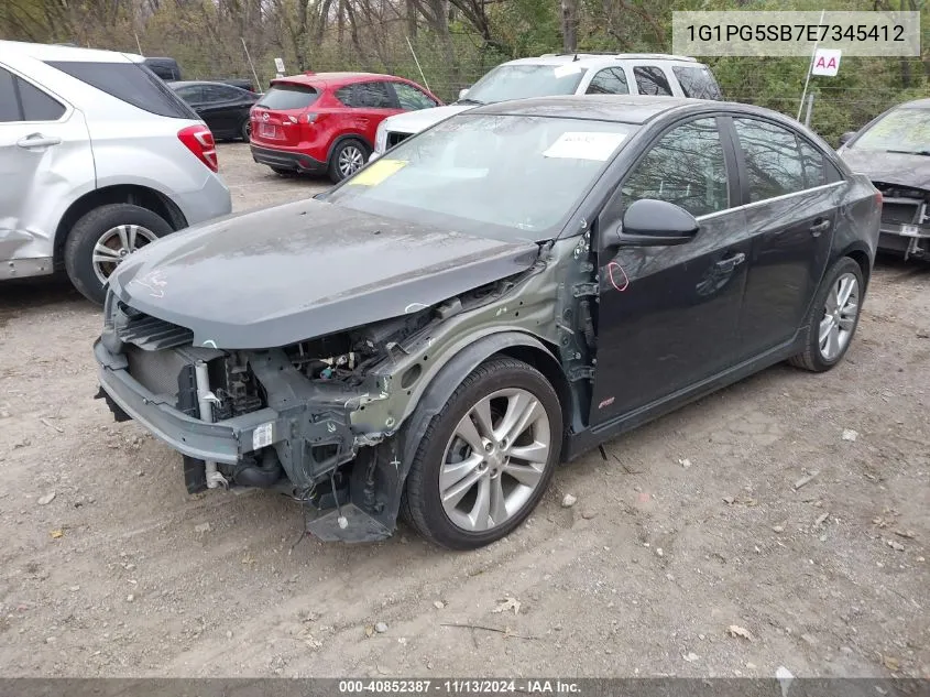 2014 Chevrolet Cruze Ltz VIN: 1G1PG5SB7E7345412 Lot: 40852387