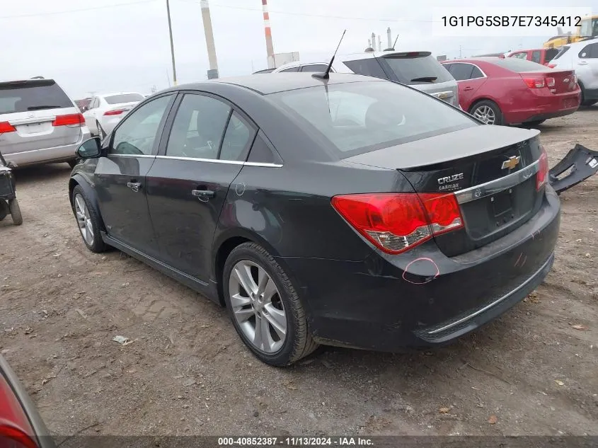 2014 Chevrolet Cruze Ltz VIN: 1G1PG5SB7E7345412 Lot: 40852387