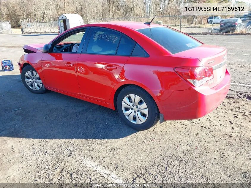 2014 Chevrolet Cruze Ls Auto VIN: 1G1PA5SH4E7159512 Lot: 40858078