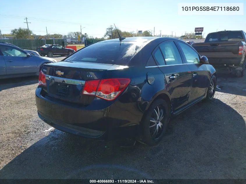 1G1PG5SB4E7118680 2014 Chevrolet Cruze Ltz