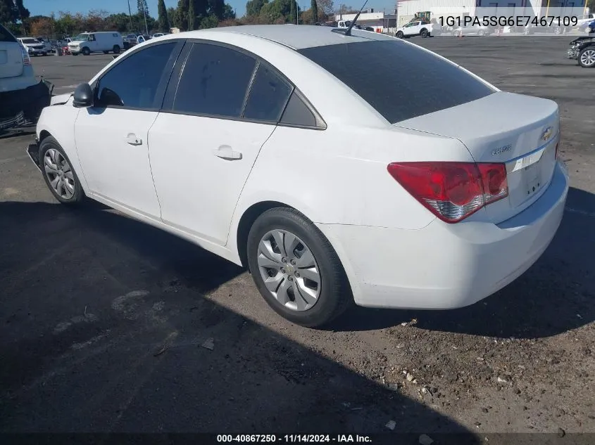 2014 Chevrolet Cruze Ls Auto VIN: 1G1PA5SG6E7467109 Lot: 40867250