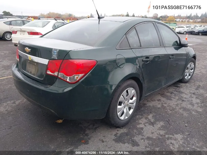 2014 Chevrolet Cruze Ls Auto VIN: 1G1PA5SG8E7166776 Lot: 40874256