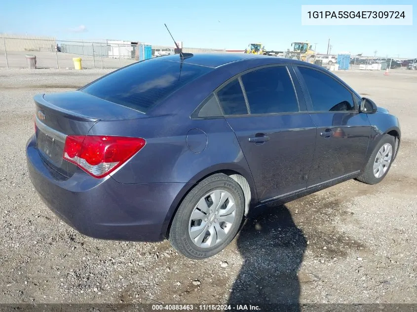 2014 Chevrolet Cruze Ls Auto VIN: 1G1PA5SG4E7309724 Lot: 40883463