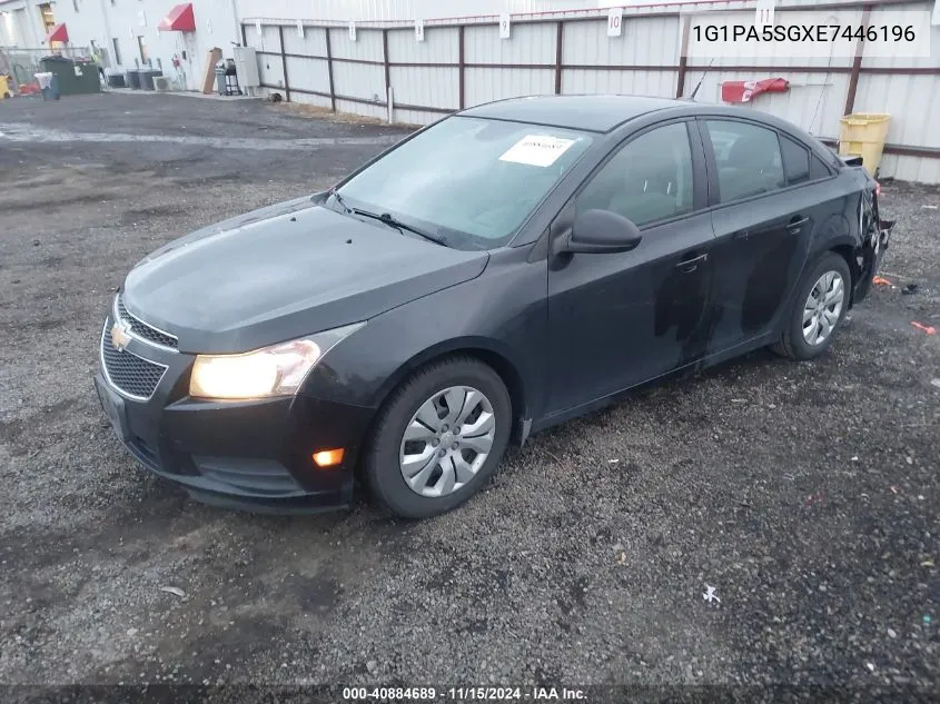 2014 Chevrolet Cruze Ls Auto VIN: 1G1PA5SGXE7446196 Lot: 40884689