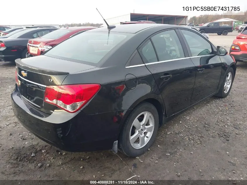 2014 Chevrolet Cruze 1Lt Auto VIN: 1G1PC5SB0E7431785 Lot: 40888281