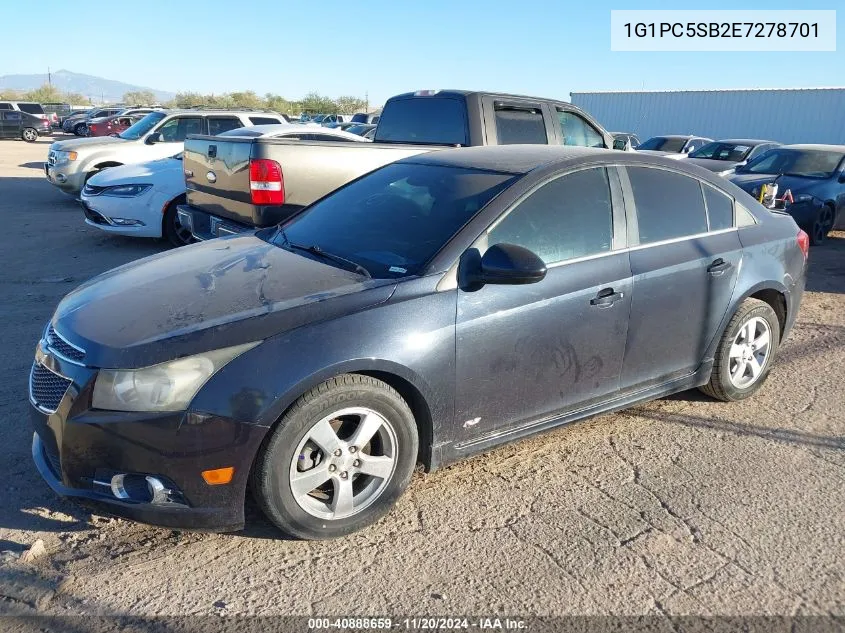 2014 Chevrolet Cruze 1Lt Auto VIN: 1G1PC5SB2E7278701 Lot: 40888659