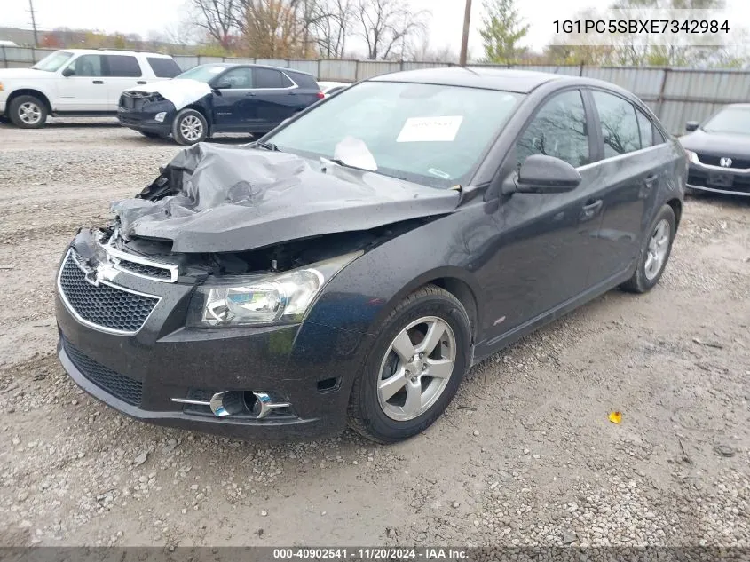 2014 Chevrolet Cruze 1Lt Auto VIN: 1G1PC5SBXE7342984 Lot: 40902541