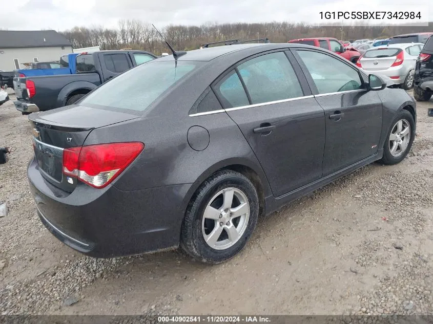 2014 Chevrolet Cruze 1Lt Auto VIN: 1G1PC5SBXE7342984 Lot: 40902541