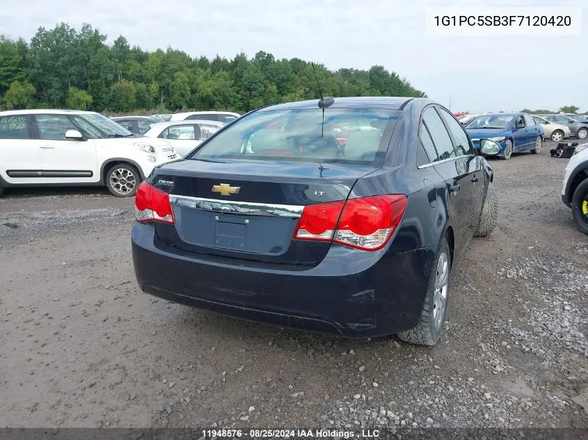 2015 Chevrolet Cruze VIN: 1G1PC5SB3F7120420 Lot: 11948576