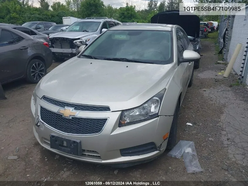 2015 Chevrolet Cruze Lt VIN: 1G1PE5SB4F7109985 Lot: 12061059