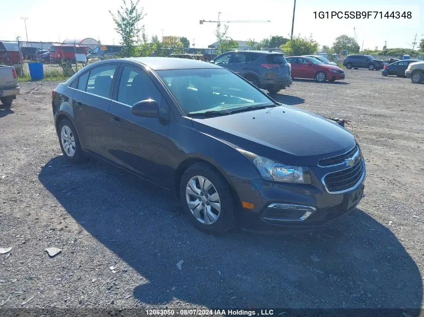 2015 Chevrolet Cruze VIN: 1G1PC5SB9F7144348 Lot: 12063050