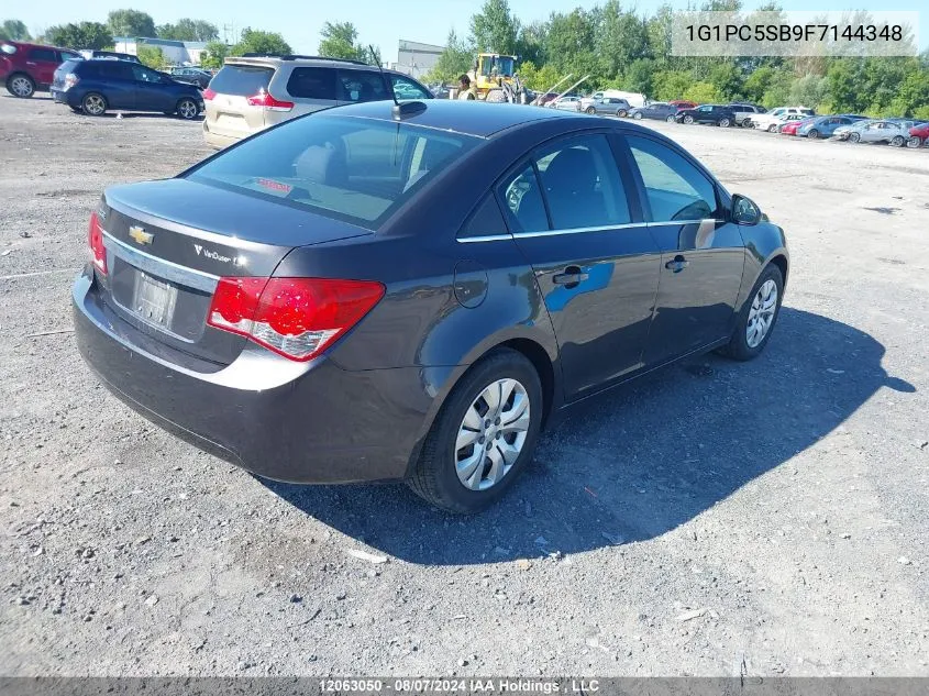 2015 Chevrolet Cruze VIN: 1G1PC5SB9F7144348 Lot: 12063050