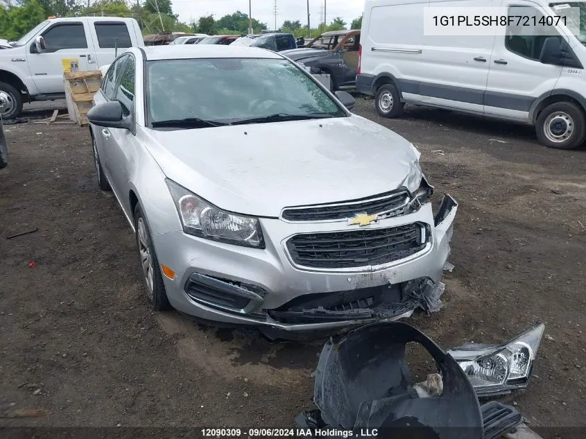 1G1PL5SH8F7214071 2015 Chevrolet Cruze