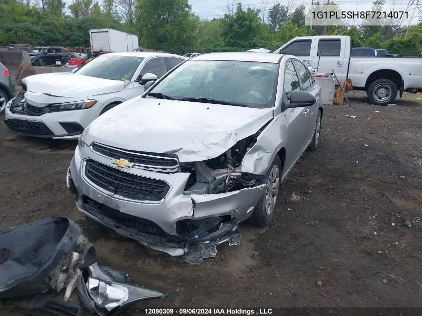 1G1PL5SH8F7214071 2015 Chevrolet Cruze