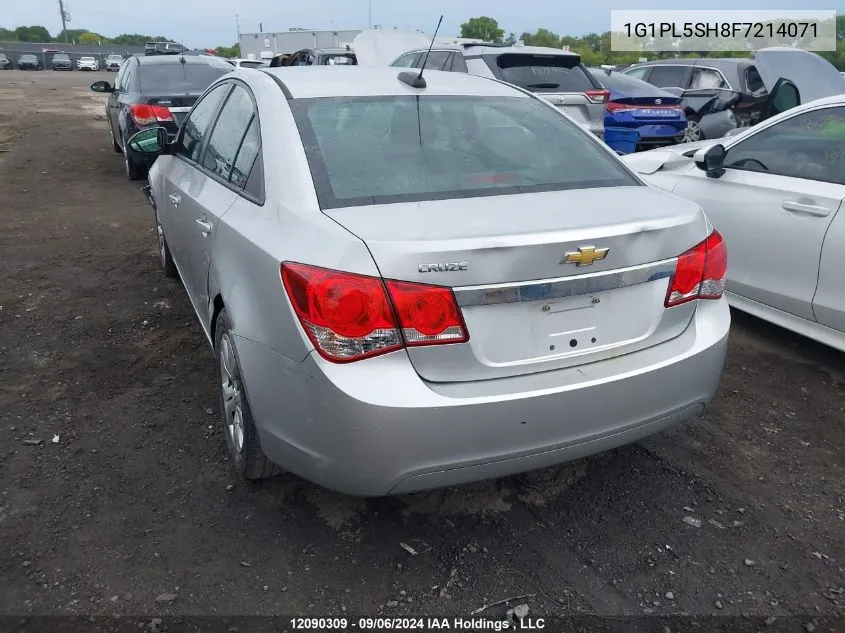 1G1PL5SH8F7214071 2015 Chevrolet Cruze