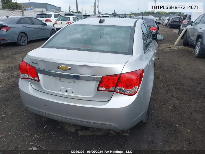 2015 Chevrolet Cruze VIN: 1G1PL5SH8F7214071 Lot: 12090309