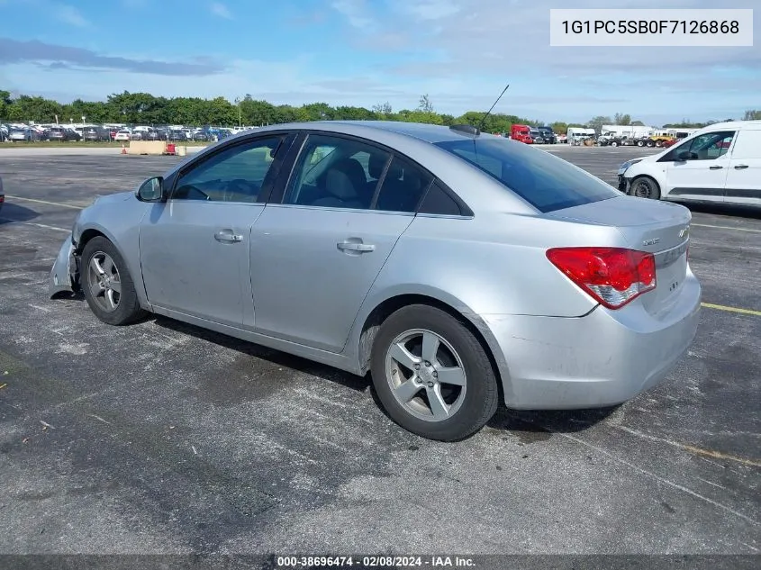 2015 Chevrolet Cruze 1Lt Auto VIN: 1G1PC5SB0F7126868 Lot: 38696474