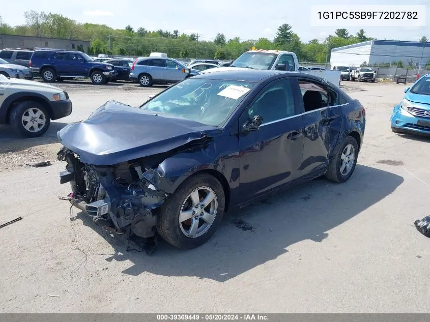 2015 Chevrolet Cruze 1Lt Auto VIN: 1G1PC5SB9F7202782 Lot: 39369449