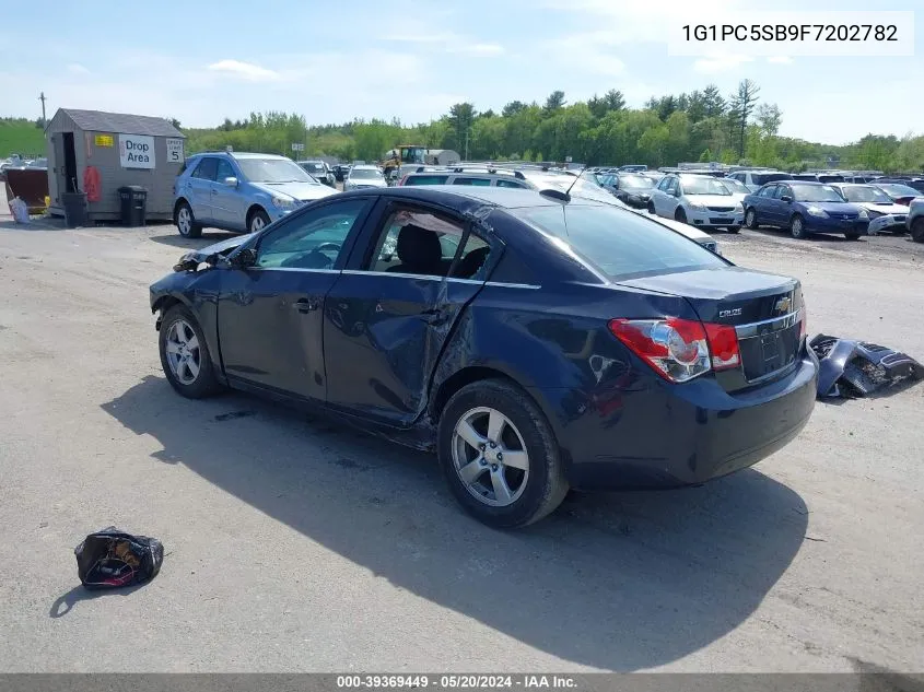 2015 Chevrolet Cruze 1Lt Auto VIN: 1G1PC5SB9F7202782 Lot: 39369449