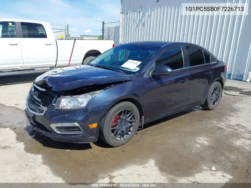 2015 Chevrolet Cruze 1Lt Auto VIN: 1G1PC5SB0F7226713 Lot: 39469316