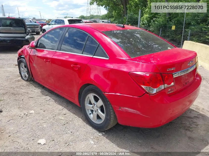 1G1PC5SB5F7228070 2015 Chevrolet Cruze 1Lt Auto