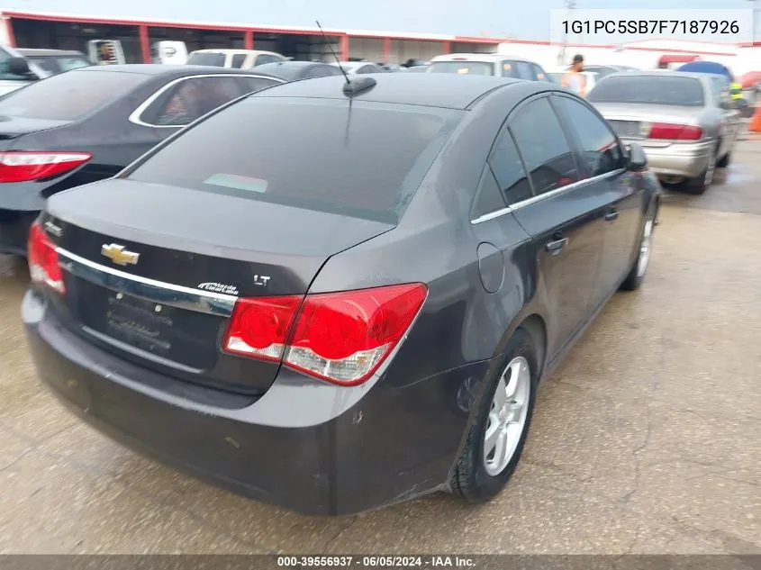 2015 Chevrolet Cruze 1Lt Auto VIN: 1G1PC5SB7F7187926 Lot: 39556937