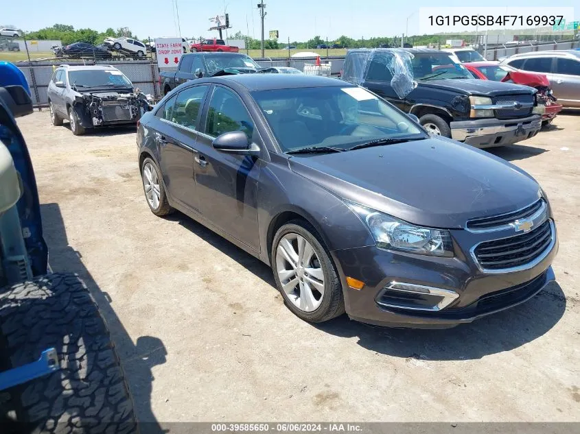 2015 Chevrolet Cruze Ltz VIN: 1G1PG5SB4F7169937 Lot: 39585650