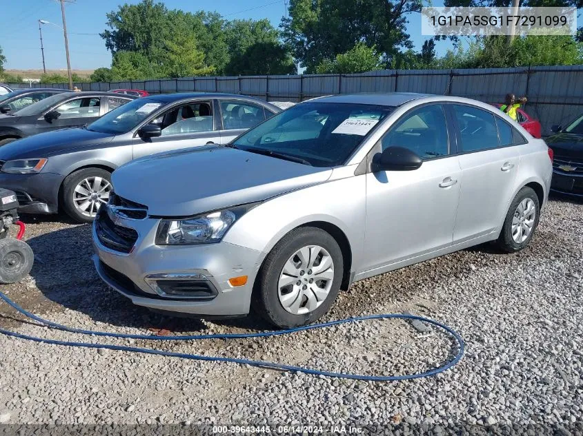 2015 Chevrolet Cruze Ls Auto VIN: 1G1PA5SG1F7291099 Lot: 39643445