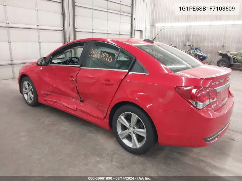 1G1PE5SB1F7103609 2015 Chevrolet Cruze 2Lt Auto