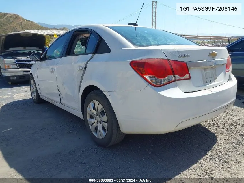 1G1PA5SG9F7208146 2015 Chevrolet Cruze Ls Auto