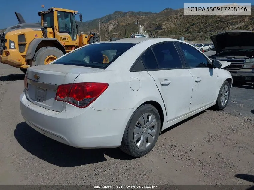 1G1PA5SG9F7208146 2015 Chevrolet Cruze Ls Auto