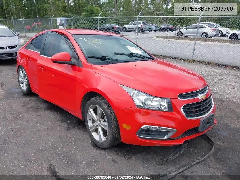 1G1PE5SB3F7207700 2015 Chevrolet Cruze 2Lt Auto