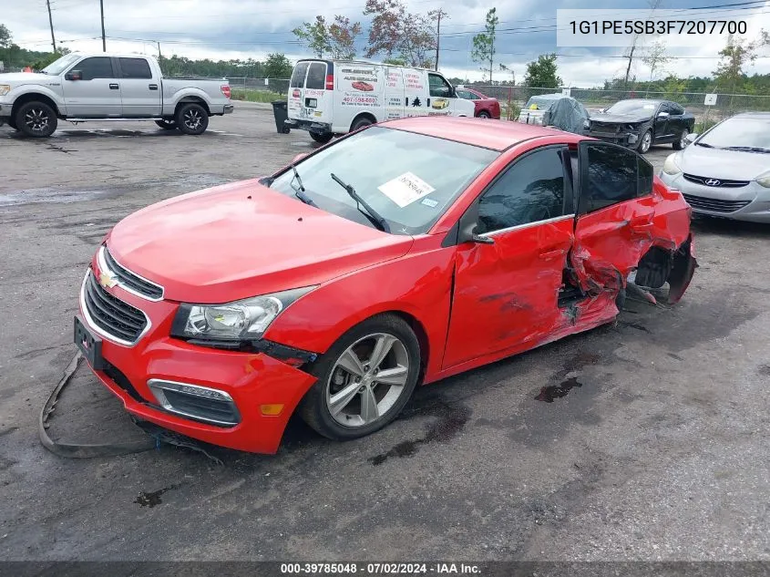 1G1PE5SB3F7207700 2015 Chevrolet Cruze 2Lt Auto