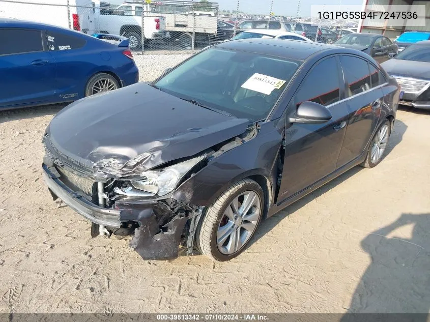 1G1PG5SB4F7247536 2015 Chevrolet Cruze Ltz